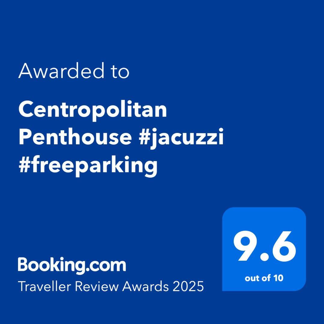 Centropolitan Penthouse #Jacuzzi #Freeparking Apartment Budapest Bagian luar foto
